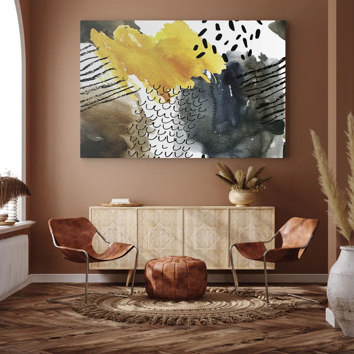 Canvas picture - Meeting of Elements - 120x80 cm