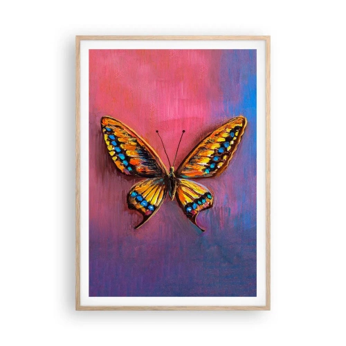 Poster in light oak frame - Jewel of Nature - 70x100 cm