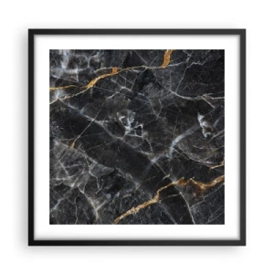 Poster in black frame - Interior Life of a Stone - 50x50 cm