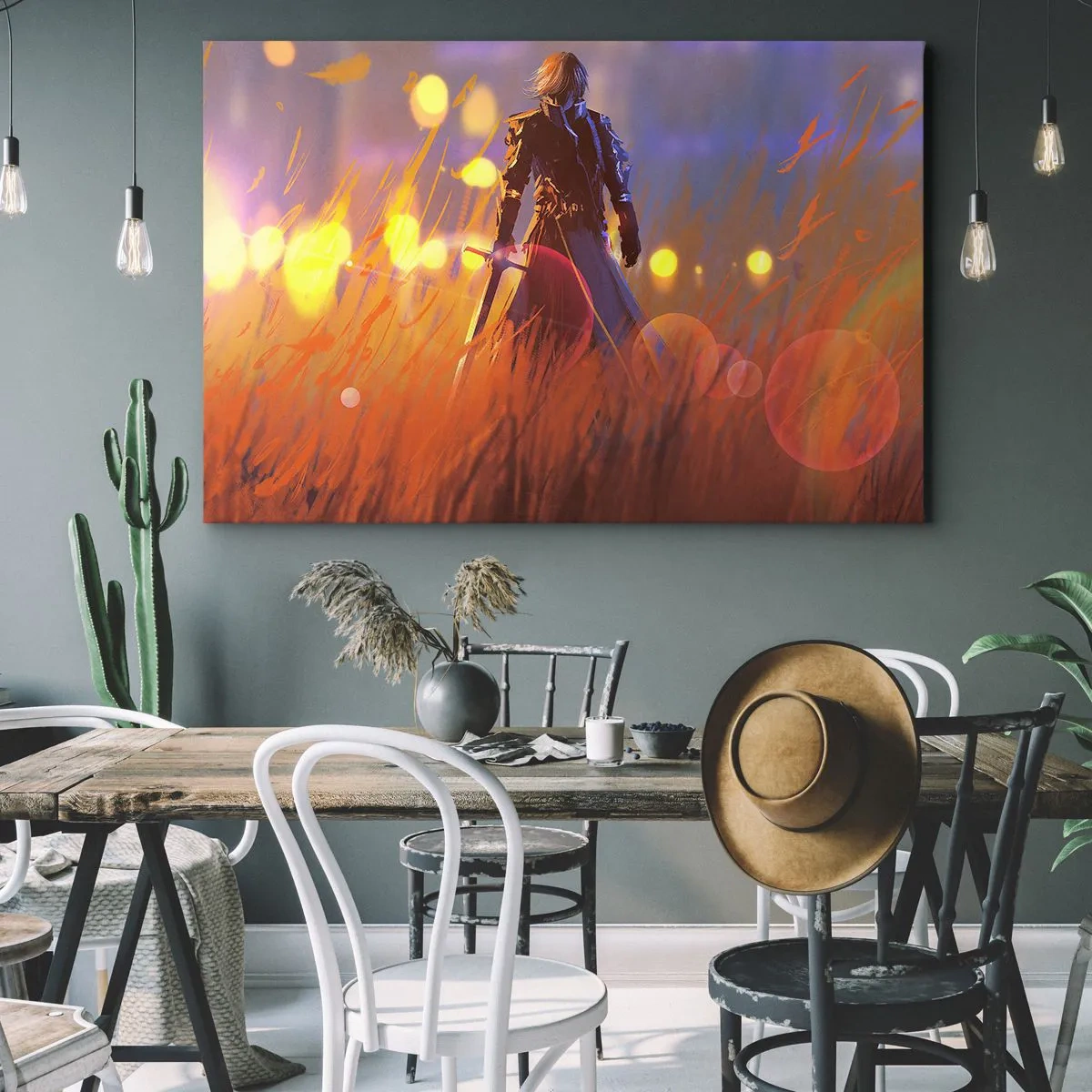 Canvas picture - Knight-errant - 120x80 cm