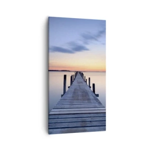 Canvas picture - Calm of a Quiet Dusk - 55x100 cm