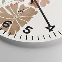 Clock face with numbers