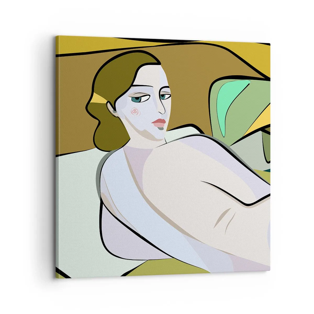 Canvas picture - Intimate Portrait - 60x60 cm