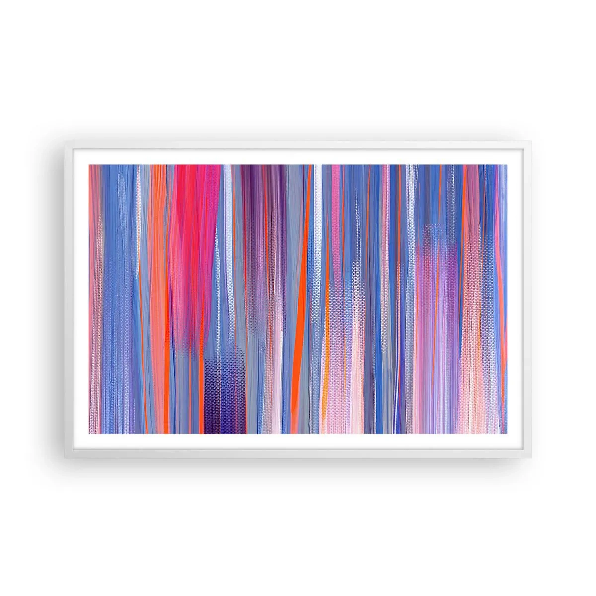 Poster in white frmae - Like a Rainbow - 91x61 cm