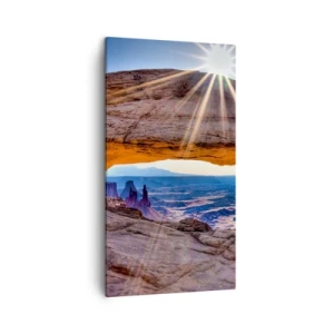 Canvas picture - Through Rocky Gate - 45x80 cm