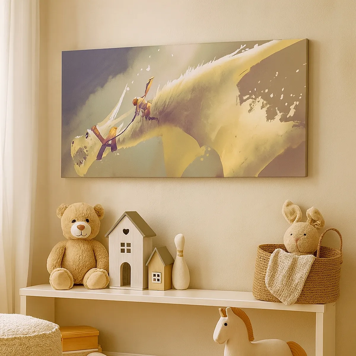 Canvas picture - To the Rescue of the World - 30x30 cm