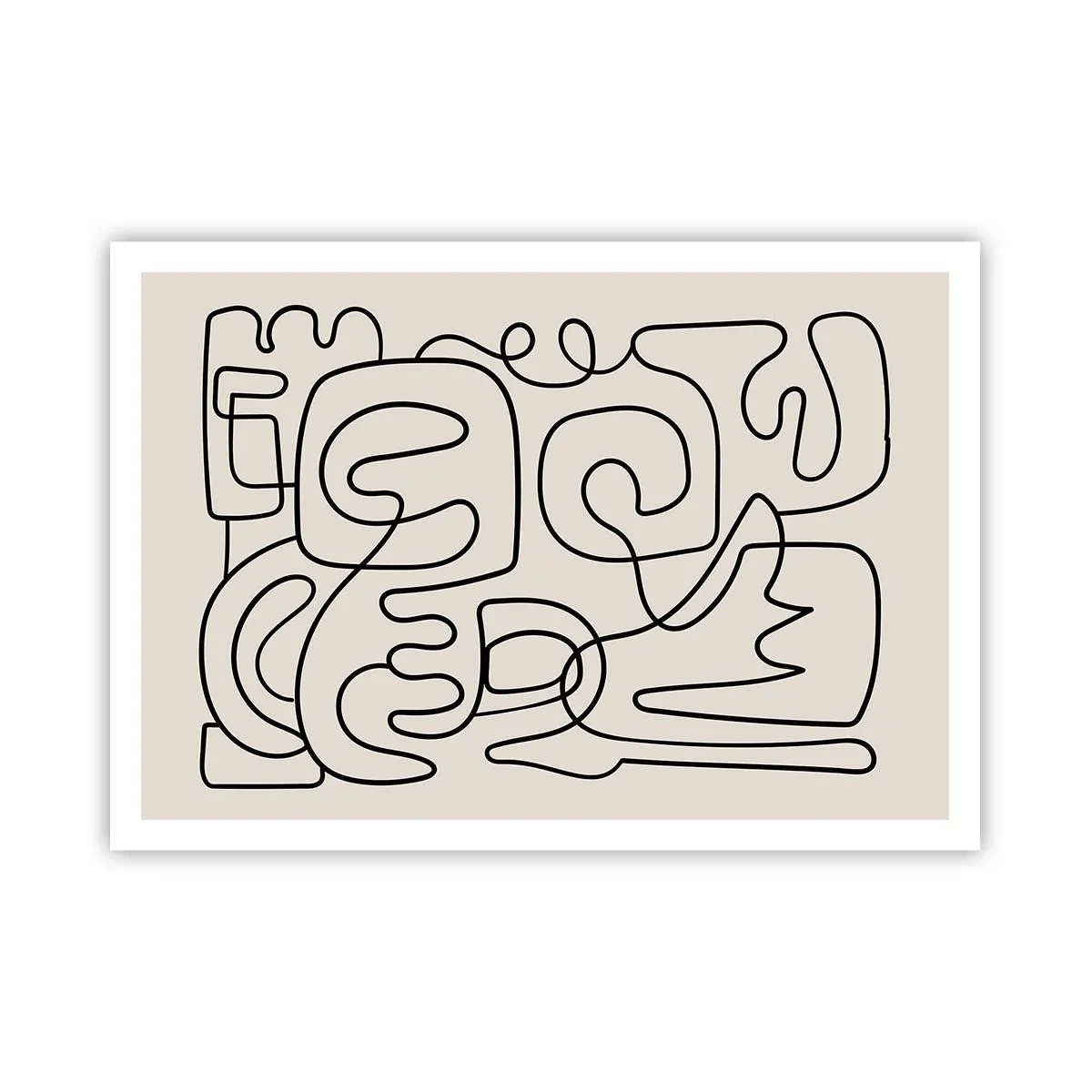 Poster - Tracing - 100x70 cm