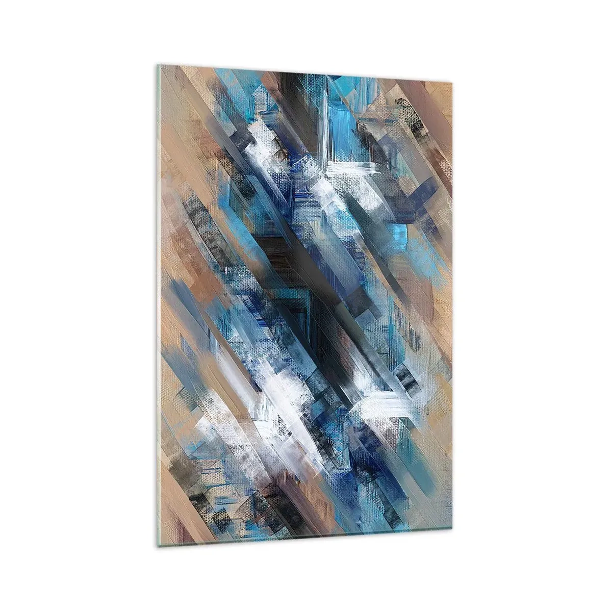 Glass picture - On the Blue Slant - 80x120 cm