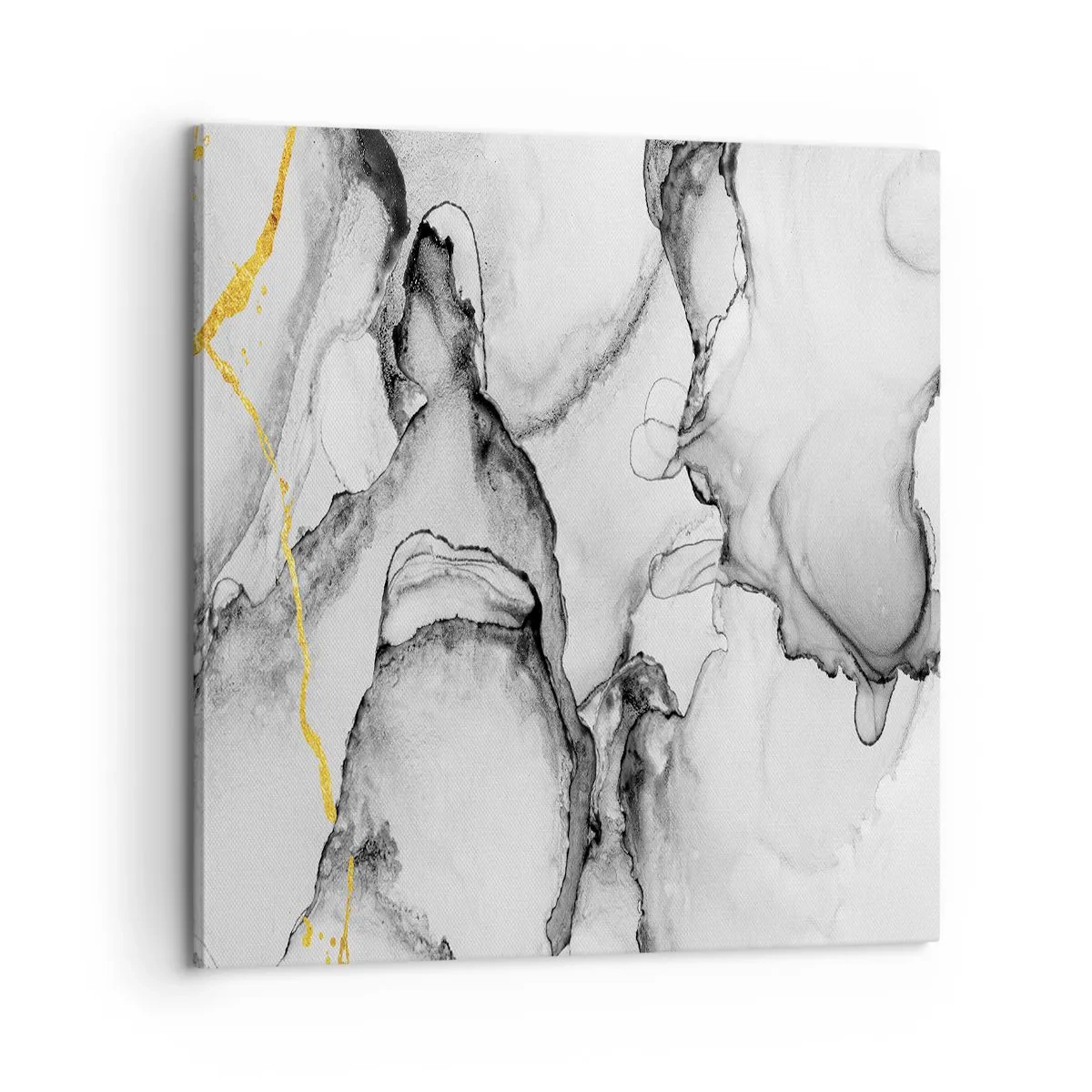 Canvas picture - Composition with a Golden Motif - 60x60 cm