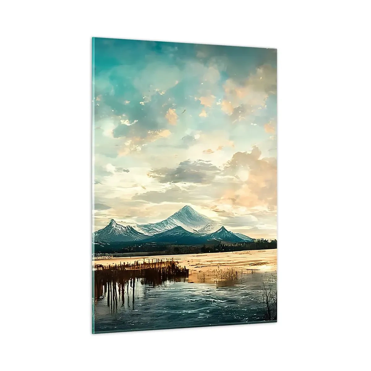 Glass picture - Under Heaven's Protection - 50x70 cm