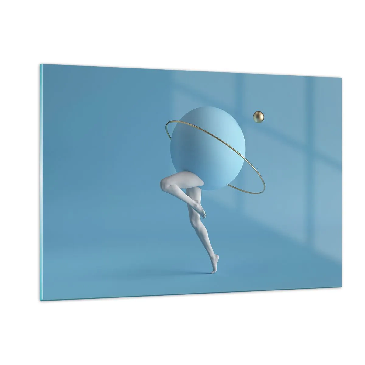 Glass picture - And Planets Are Going Crazy - 120x80 cm