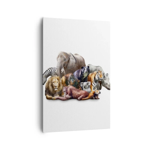 Canvas picture - African Family Photo - 80x120 cm