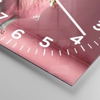 Clock face with numbers