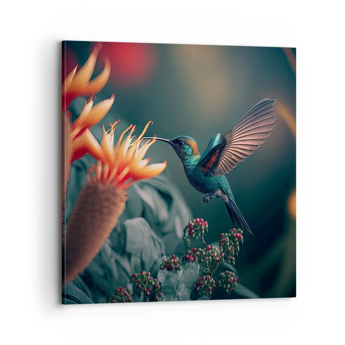 Canvas picture - Really Colourful Life - 70x70 cm