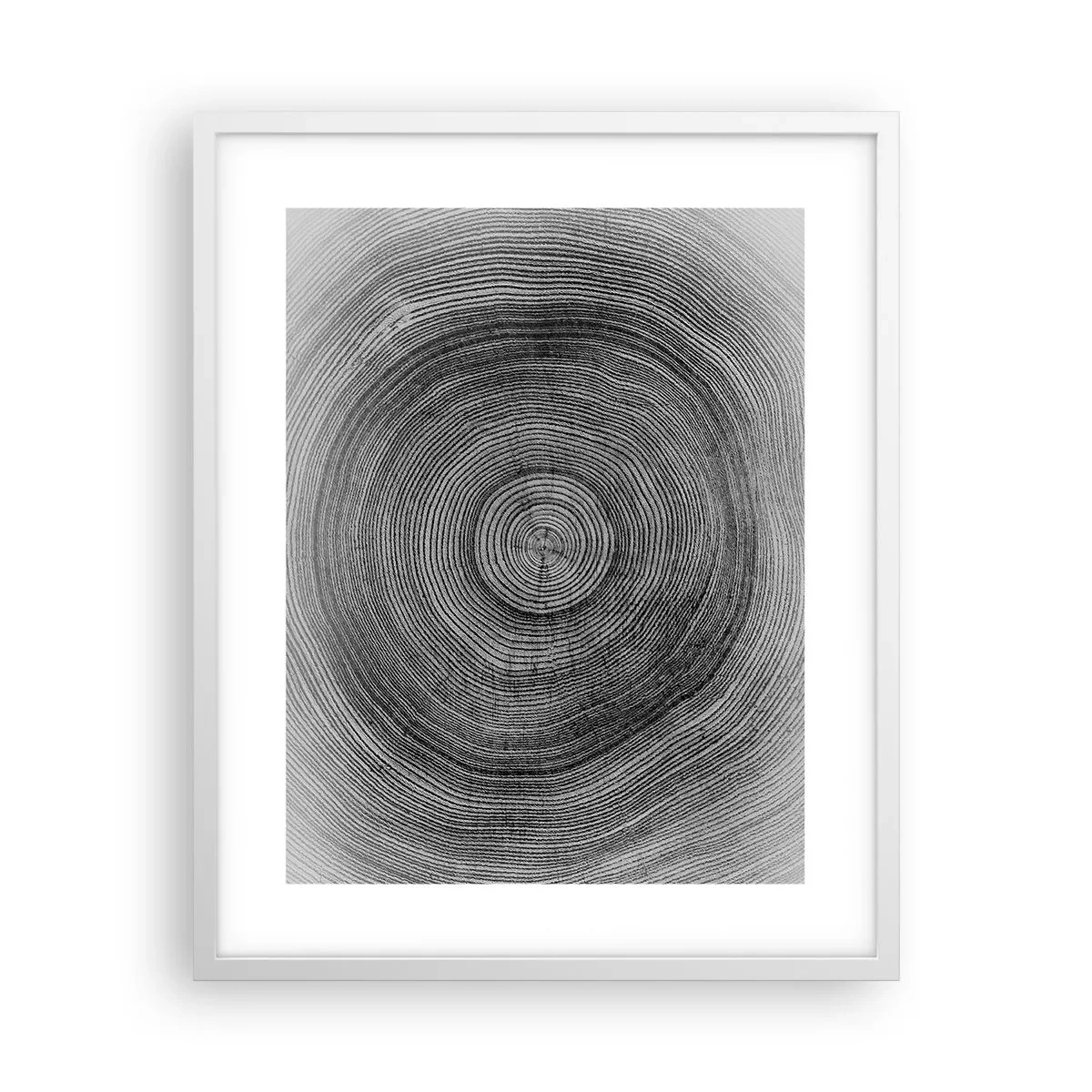 Poster in white frmae - Sign of the Time - 40x50 cm