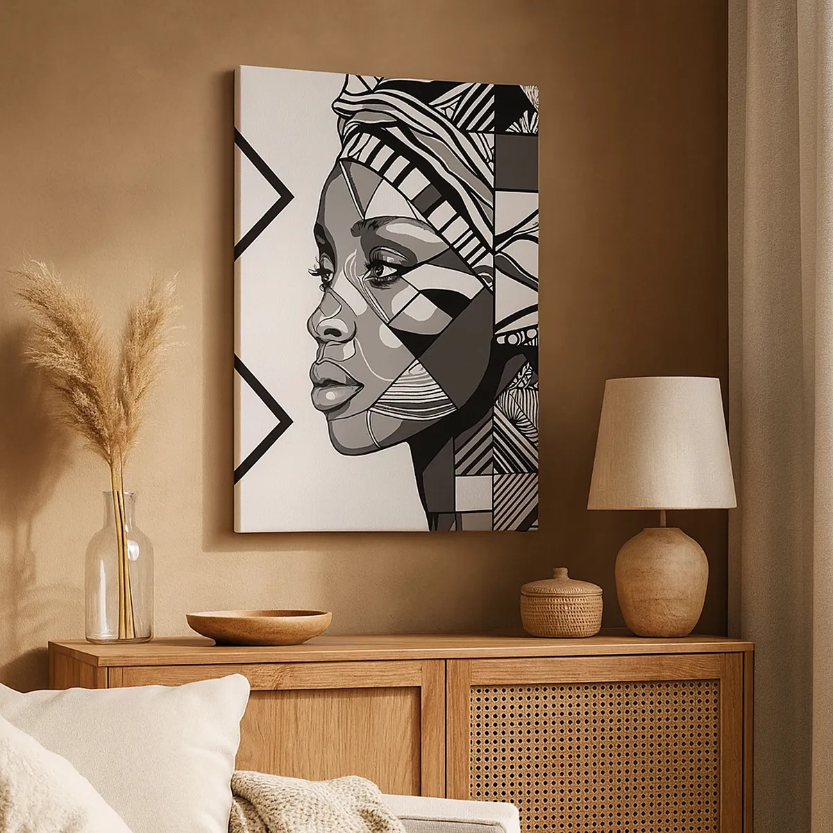 Canvas picture - Ethnic Portrait - 50x70 cm