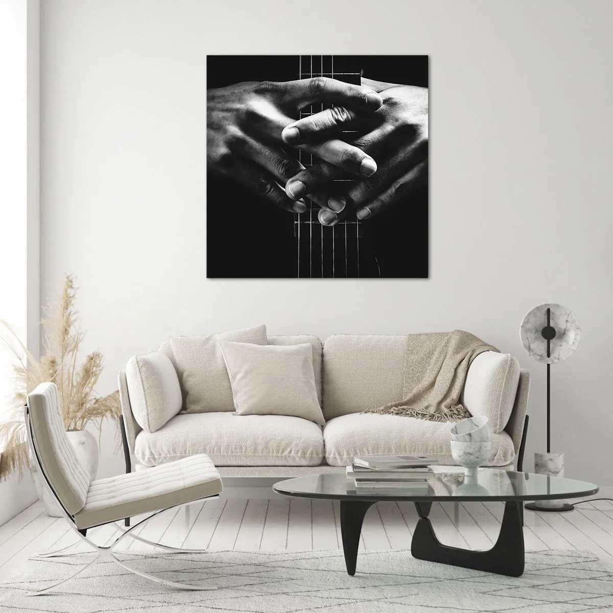 Glass picture - Artist's Prayer - 50x50 cm