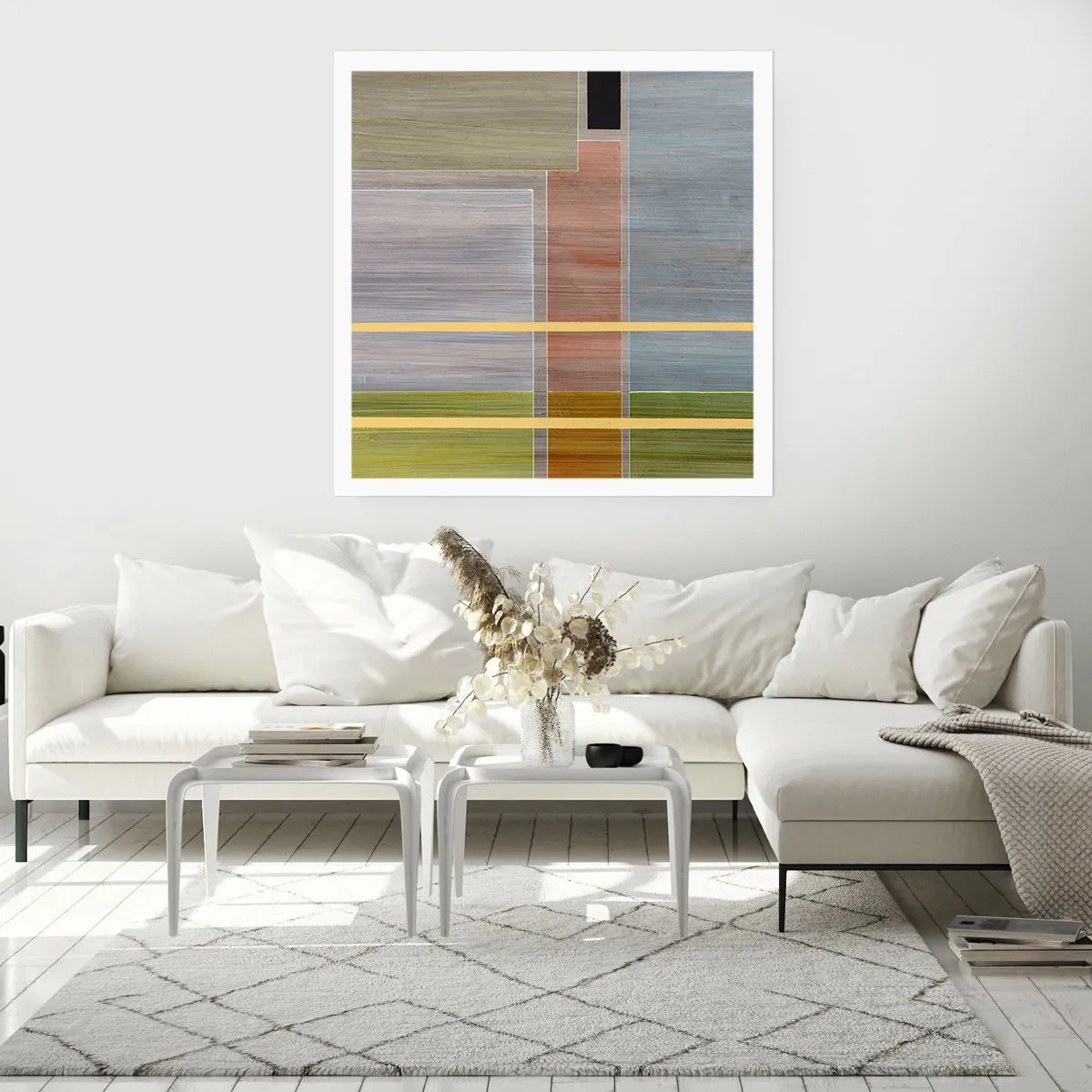 Poster - Straight and Calm - 30x30 cm
