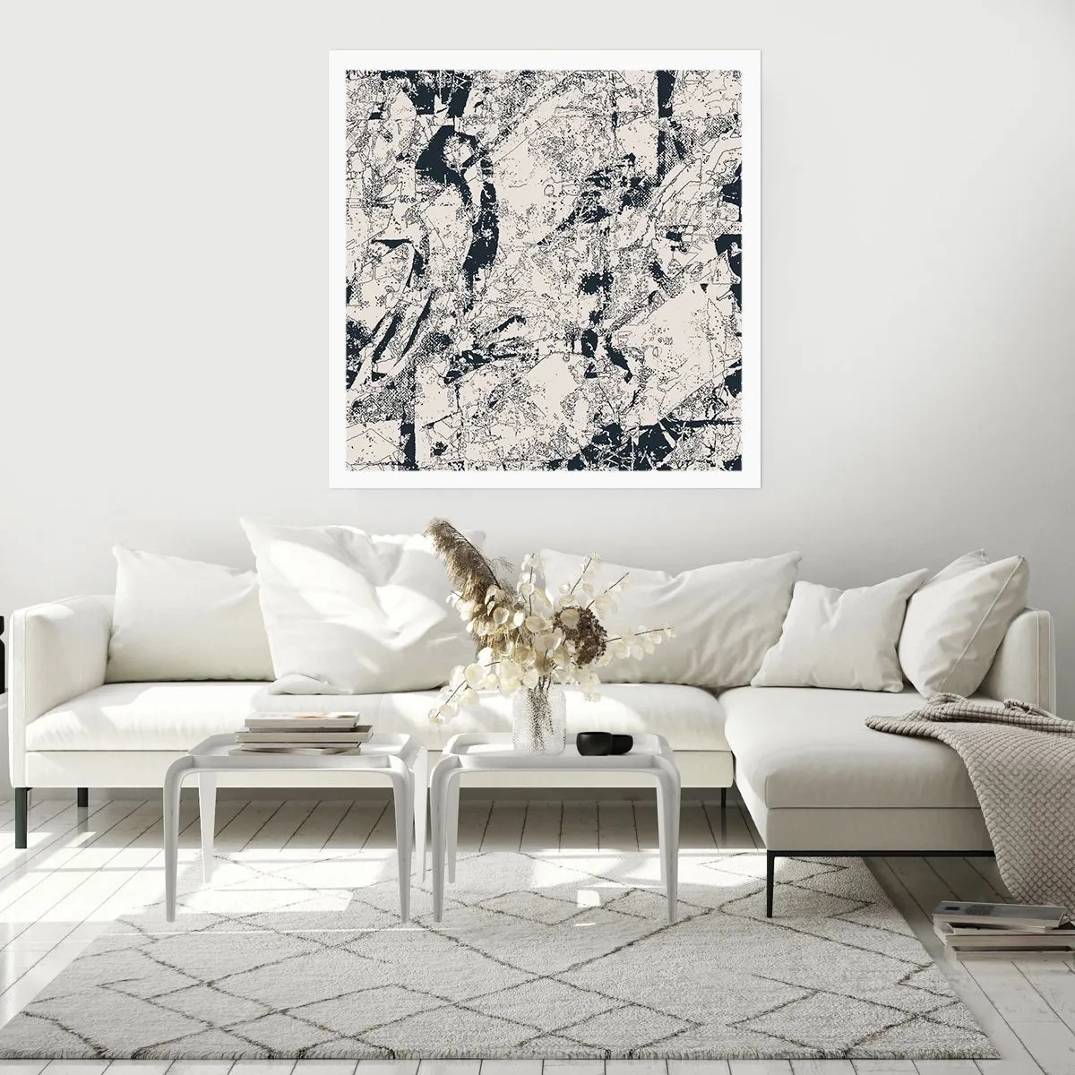 Poster - Infilitration of Opposites - 50x50 cm