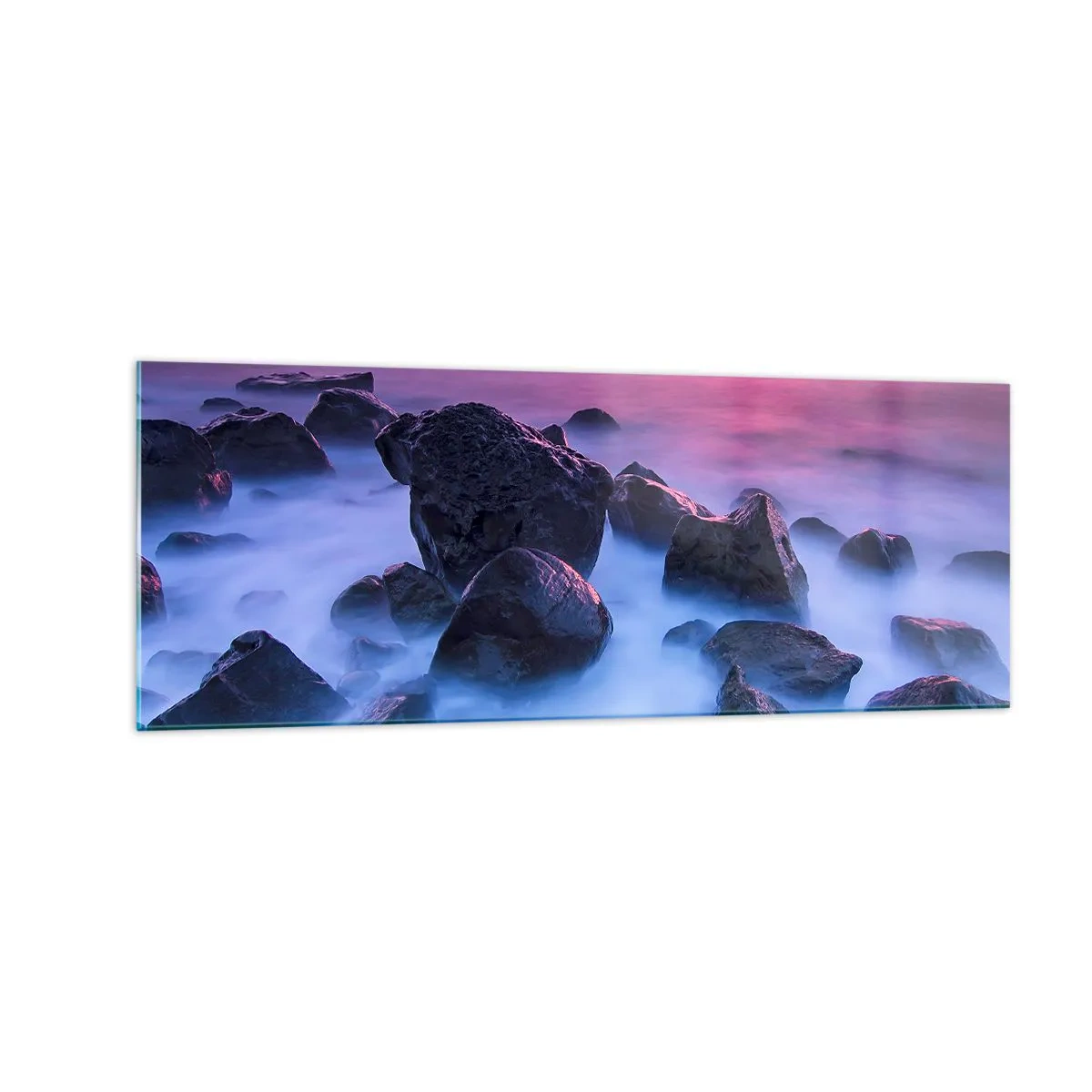 Glass picture - Born in Light and Mist - 140x50 cm