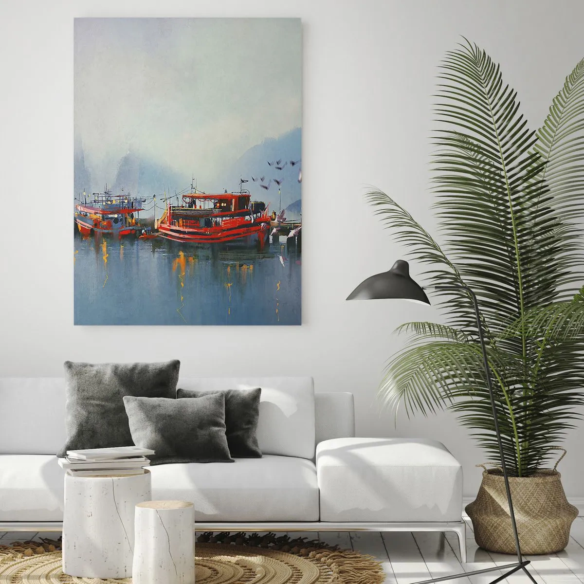 Glass picture - At the End of the World - 50x70 cm