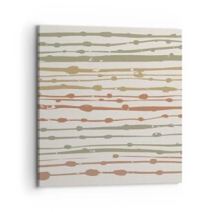 Canvas picture - Musical Colour Notation - 70x70 cm