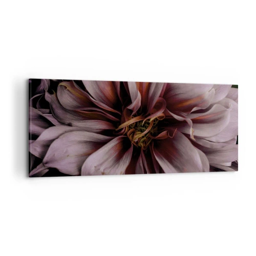 Canvas picture - Flowery Heart - 100x40 cm