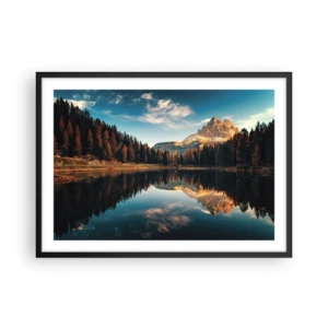 Poster in black frame - Double Landscape - 70x50 cm