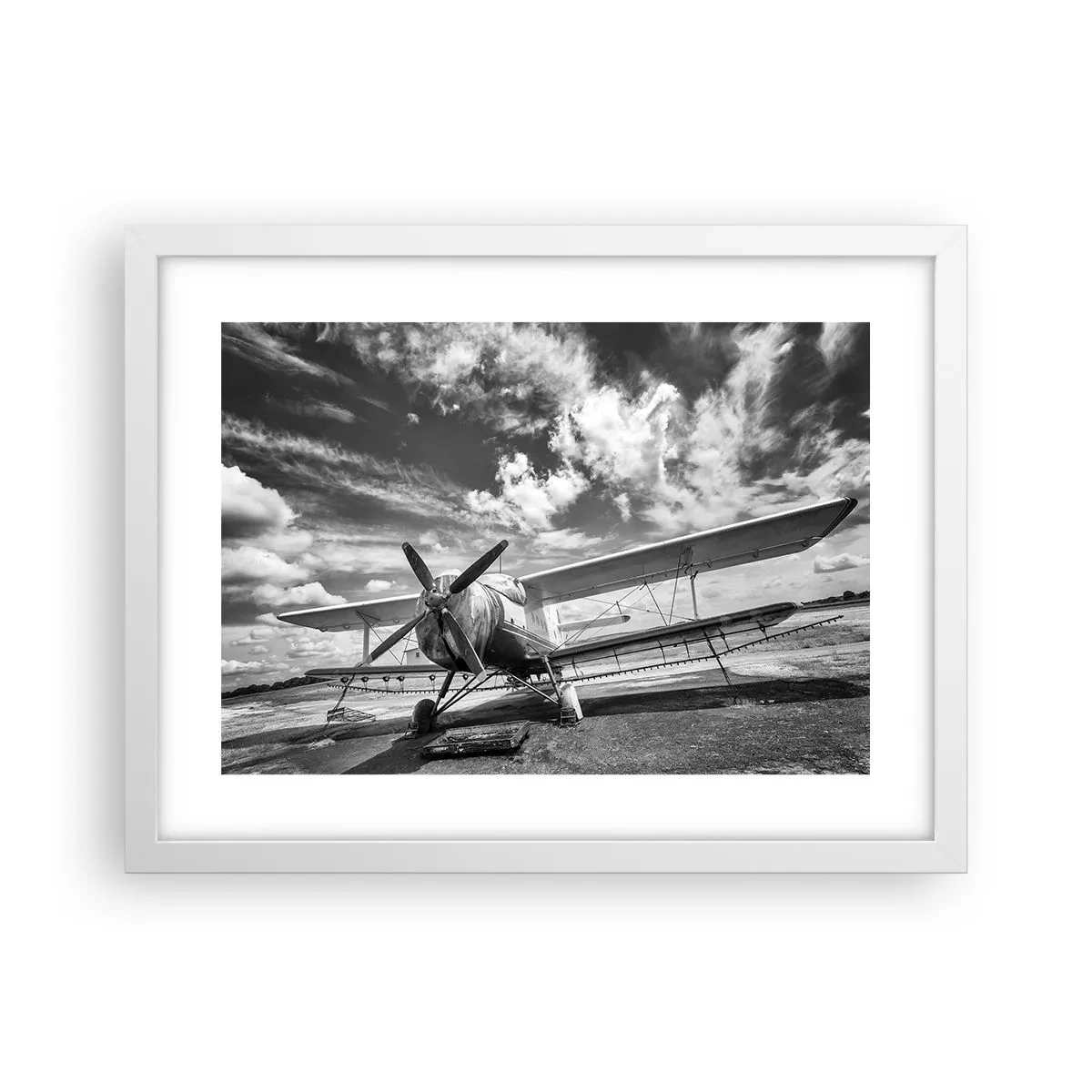 Poster in white frmae - I Can't Wait! - 40x30 cm