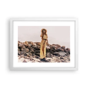 Poster in white frmae - The Magic of Stones - 40x30 cm