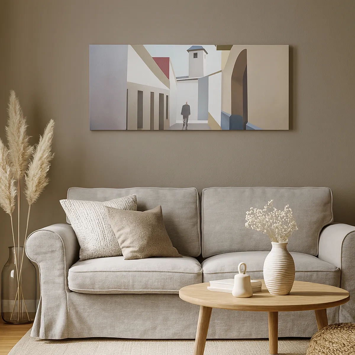 Canvas picture - Sunny Walk - 30x30 cm