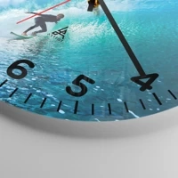 Clock face with numbers