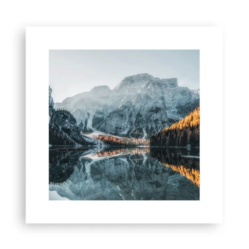 Poster - Mirror Landscape - 30x30 cm