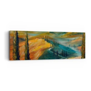 Canvas picture - Tuscan Landscape - 90x30 cm