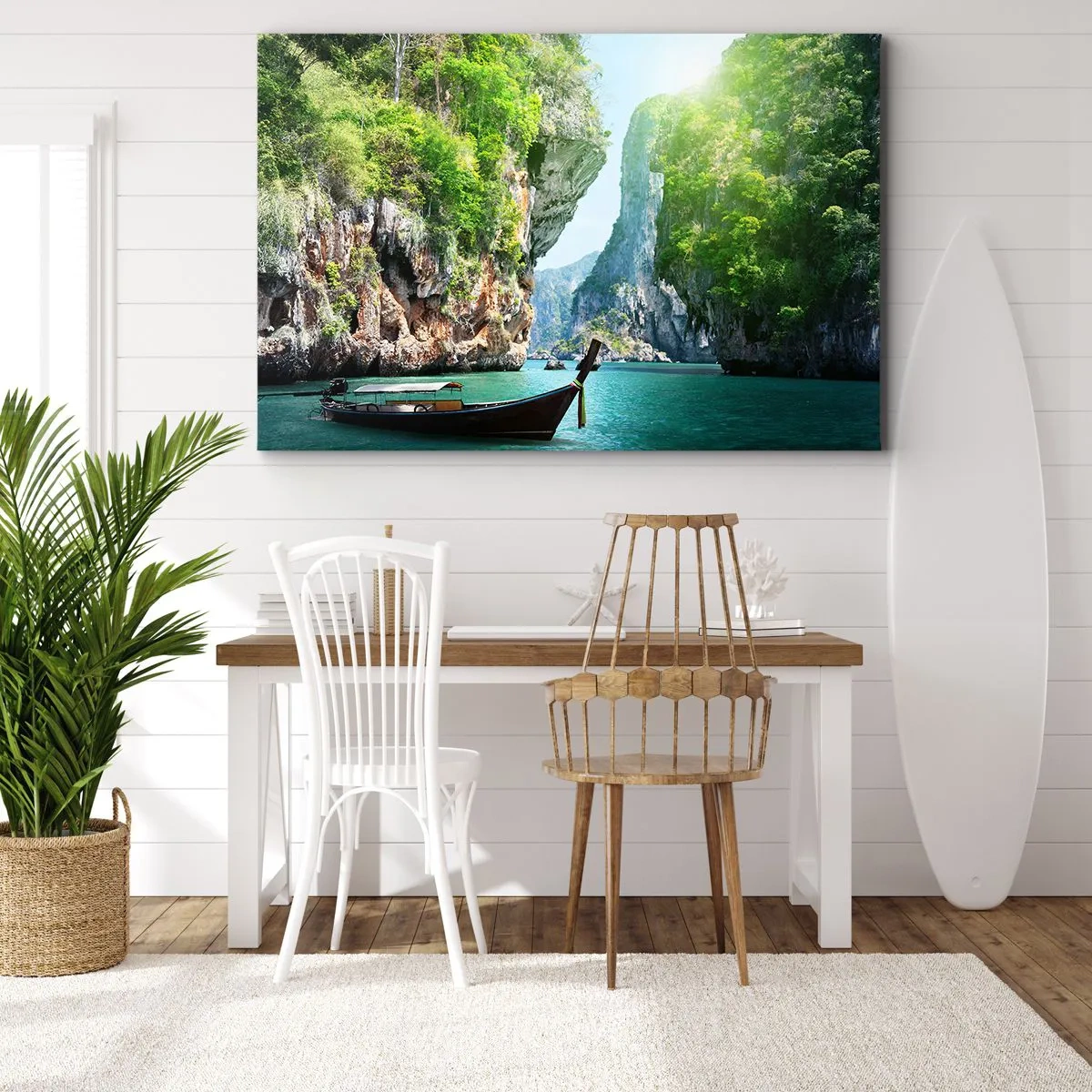 Canvas picture - Invitation for an Exotic Trip - 120x80 cm