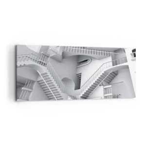 Canvas picture - Paradoxes of Space - 100x40 cm