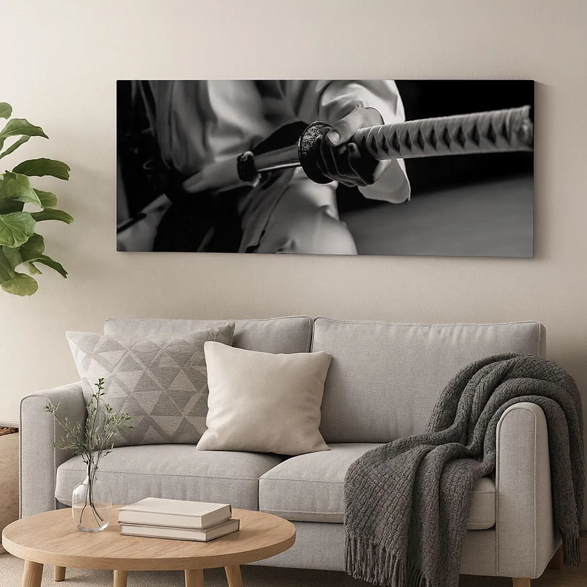 Canvas picture - Warrior's Soul - 100x40 cm