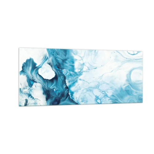 Glass picture - Concert of Blue - 100x40 cm