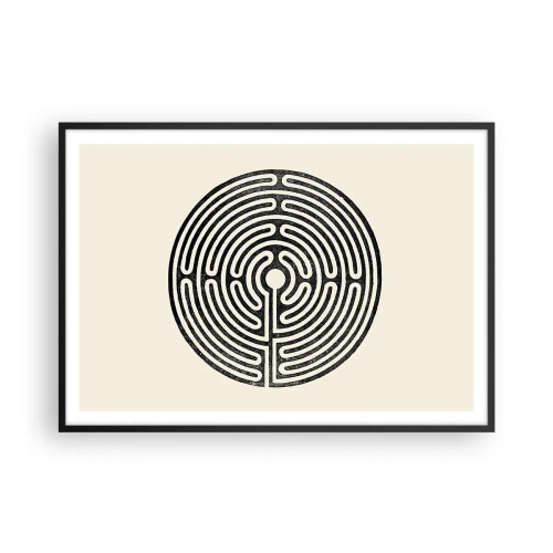 Poster in black frame - Mysterious Order - 100x70 cm