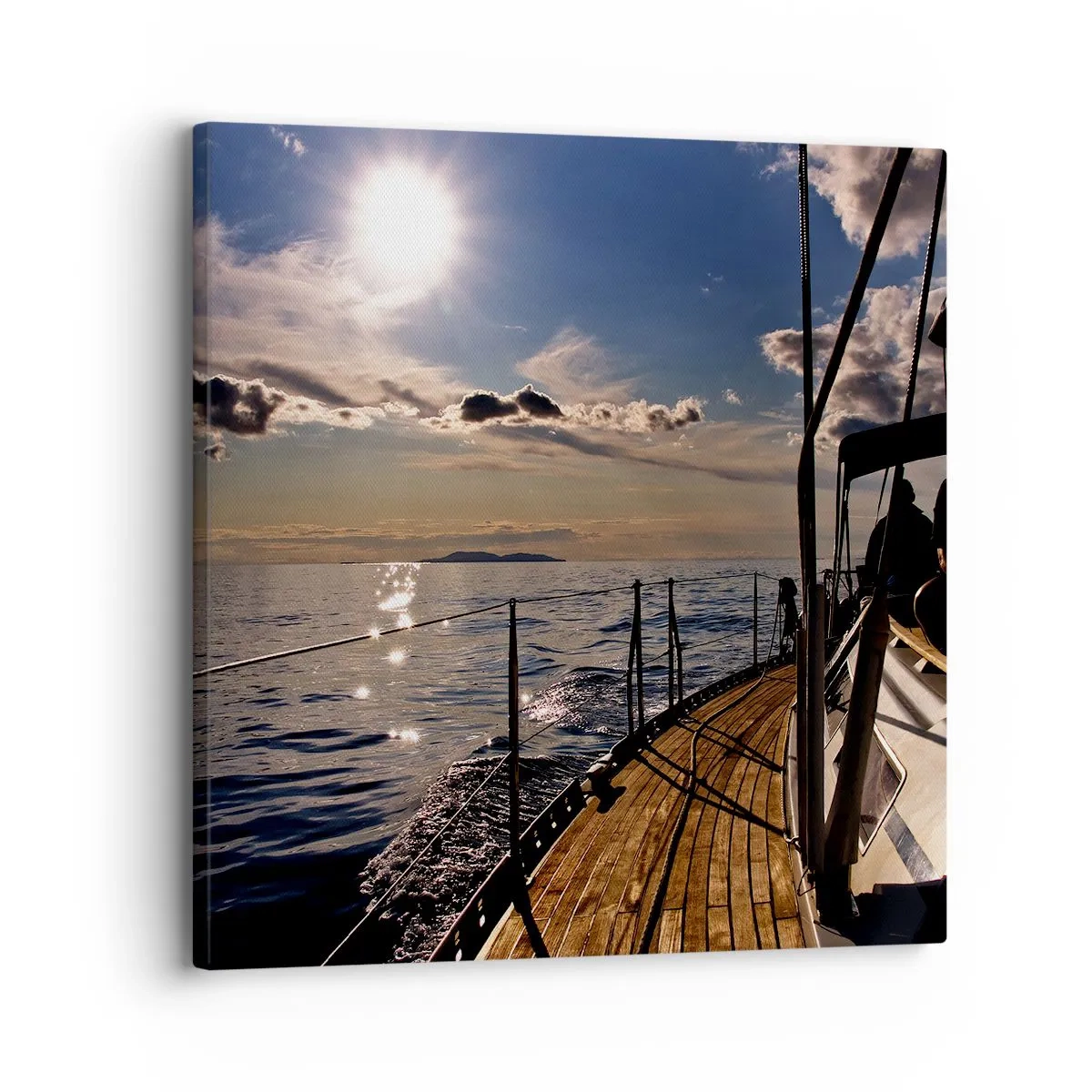 Canvas picture - Under the Sails towards the Sun - 30x30 cm