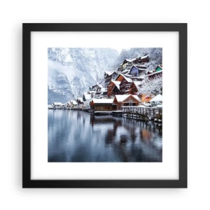 Poster in black frame - In Winter Decoration - 30x30 cm