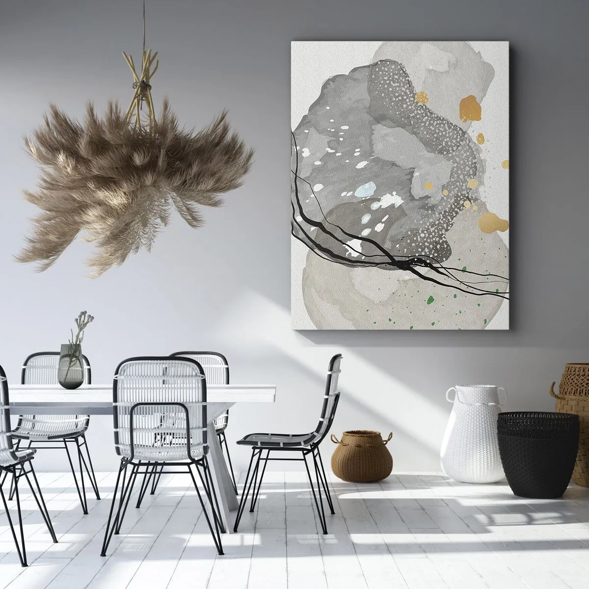 Canvas picture - Organic Composition  - 65x120 cm