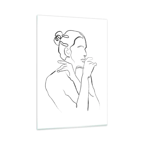 Glass picture - Nude: Sensual Mystery - 80x120 cm