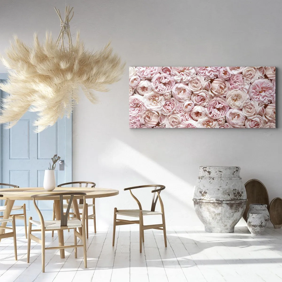 Canvas picture - Decked with Roses - 140x50 cm