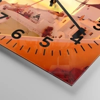 Clock face with numbers