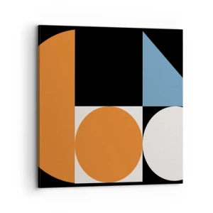 Canvas picture - Figure System - 70x70 cm