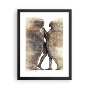 Poster in black frame - From Dust They Rose to Love - 30x40 cm