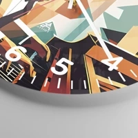 Clock face with numbers