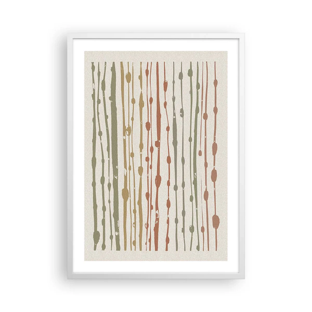 Poster in white frmae - Musical Colour Notation - 50x70 cm