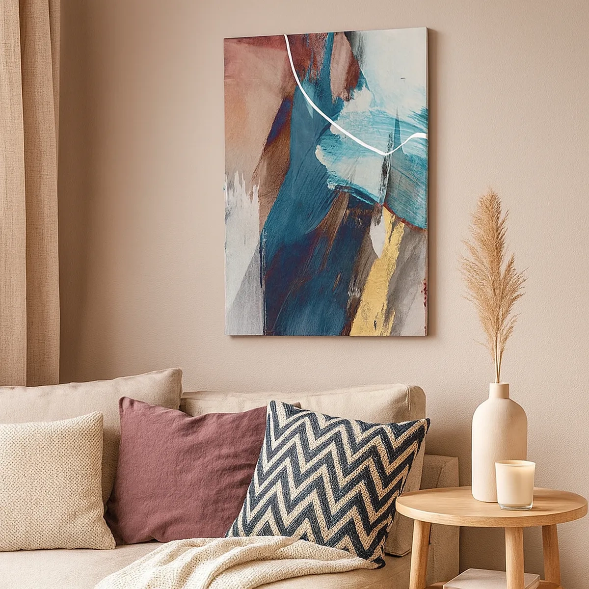 Canvas picture - With Panache and Energy - 50x70 cm